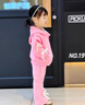 G.duck小黃鴨女童套裝2025春秋新款兒童可愛(ài)休閑裝寶寶公主風(fēng)連帽兩件套 淡粉色喇叭褲套裝 均碼 90 曬單實(shí)拍圖