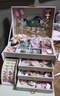欣格兒童首飾玩具diy公主發(fā)飾發(fā)夾禮盒套裝梳妝打扮女孩生日禮物淺粉 曬單實(shí)拍圖