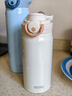 膳魔師（THERMOS）不銹鋼保溫杯大容量男女士兒童便攜水杯七夕節(jié)教師節(jié)禮物定制JNR 奶油白【熱賣推薦】 350ml 曬單實(shí)拍圖