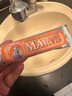 MARVIS瑪爾仕 生姜薄荷牙膏85ml（橙色）凈澈皓齒防齲 新舊包裝隨機發(fā)貨 曬單實拍圖