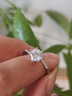 I DO鉑金PT950鉆戒1克拉微鑲雪花扭臂培育鉆石求婚訂婚結(jié)婚戒指送女友 微鑲雪花扭臂1克拉鉆 13號(hào) 曬單實(shí)拍圖