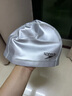 速比濤（Speedo）泳帽P(pán)U材質(zhì)柔軟舒適不勒頭長(cháng)發(fā)防水游泳帽 銀色 曬單實(shí)拍圖