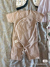 OAK FAMILY新品秋冬爬服新生嬰兒長(cháng)袖羊毛包屁衣寶寶護肚褲打底衫 奶白-包屁衣 80cm 曬單實(shí)拍圖