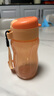 特百惠（Tupperware）纖纖玲瓏杯310ml小巧瓶密封防漏水杯便攜塑料杯夏日運動(dòng)杯柔蜜橙 曬單實(shí)拍圖