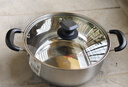 美廚（maxcook）湯鍋 304不銹鋼湯鍋湯煲24CM 加厚復(fù)合底 燃?xì)鉅t電磁爐通用YC-24 曬單實拍圖