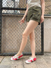 妙麗（Millies）品牌小眾芭蕾風(fēng)單鞋女學(xué)院風(fēng)2025新款瑪麗珍鞋子輕奢運(yùn)動(dòng)休閑女鞋 白紅色 37 曬單實(shí)拍圖