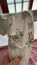 貝肽斯寶寶衣服春夏季薄款純棉嬰兒睡衣防踢被家居空調(diào)兒童睡裙連體衣 曬單實(shí)拍圖