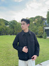 利郎輕時尚男裝【青年通勤】夾克男休閑翻領(lǐng)抗皺易打理工裝外套 黑色（A5QJK0081H） L (170) 曬單實(shí)拍圖
