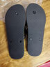 梨娑十字拖鞋男夏夏季人字拖男網(wǎng)紅韓版潮流男士拖鞋外穿夾腳防滑個(gè)性 A117黑黃 42 (260mm) 曬單實(shí)拍圖