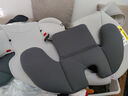 貝倍適兒童安全座椅汽車通用0-4-12歲寶寶嬰兒旋轉(zhuǎn)車載isofix便攜坐椅 至尊灰（硬接口+上拉帶+遮陽帽） 曬單實拍圖