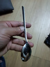 不銹鋼勺子家用餐具湯吃飯喝錘紋西餐圓勺調(diào)羹主餐勺長(zhǎng)柄湯匙 輕奢鉆紋勺1支【活動(dòng)款】 曬單實(shí)拍圖