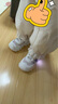 巴布豆童鞋女童閃燈鞋夏季寶寶網(wǎng)面鞋兒童學(xué)步鞋103352076粉紫/白23 曬單實(shí)拍圖