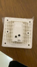 西門子（SIEMENS）開關(guān)面板 一開單控開關(guān) 86型暗裝 致典雅白色5TA14113NC01 曬單實(shí)拍圖