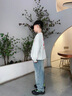 G.DUCKKIDS小黃鴨男童褲子夏季2025新款中大童牛仔褲兒童闊腿防蚊褲男孩長褲 藍(lán)色 150 建議11~12歲【140-150cm】cm 曬單實拍圖