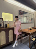 高爾夫（GOLF）單肩斜挎包女牛皮手提保齡球包女通勤小拎包復(fù)古包包女包禮盒套裝 曬單實拍圖