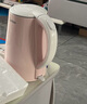 美的（Midea）電熱水壺家用電水壺?zé)畨?雙層防燙 0涂層食品級(jí)304不銹鋼 1500W快速沸騰 1.7L大容量 HJ1705 曬單實(shí)拍圖