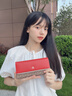 金利來(lái)錢(qián)包女款真皮輕奢2025新款錢(qián)包卡包二合一女牛皮長(cháng)款錢(qián)夾女包手包 【紅色 官方正品 假一賠十】 曬單實(shí)拍圖