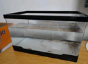BARBAROUS GROWTH魚(yú)缸小型免換水家用缸客廳水族箱金魚(yú)缸制氧過(guò)濾生態(tài)桌面塑料透明 中號【底排缸】 黑色 曬單實(shí)拍圖