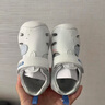 基諾浦（ginoble）寶寶學(xué)步鞋夏季季軟底透氣嬰兒涼鞋男女8-18個(gè)月兒童機能鞋GB2203 白色/淺灰色/純凈藍 18 110mm 適合腳長(cháng)106-115mm 曬單實(shí)拍圖