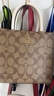蔻馳女包包奢侈品大牌托特斜挎包手提琴譜包 【保稅倉發(fā)貨】卡其色5693IMDJ8 曬單實(shí)拍圖
