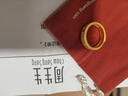 周生生黃金戒指活口 六字大明咒 足金男女婚嫁可作對戒90212R計價(jià)4.55克 曬單實(shí)拍圖