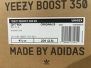 阿迪達斯Yeezy350椰子夏日透氣青少年學生休閑鞋 37 曬單實拍圖