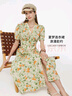 歌莉婭連衣裙女出游穿搭2025新款夏日多巴胺絕美小裙子1E5C4K690 8CD夏夢金橘 L 曬單實拍圖