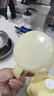 特百惠（Tupperware）微波460ml可加熱水晶湯碗水果碗 學(xué)生上班族便攜飯盒單個(gè)裝奶黃色 曬單實(shí)拍圖