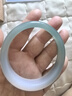 玉有情玉手鐲女A貨冰種飄花翠色玉髓手鐲瑪瑙玉鐲子送媽媽女友老婆禮物 曬單實(shí)拍圖
