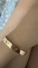 【二手99新】卡地亞 Cartier LOVE系列 18K金 寬版窄版無(wú)鉆手鐲 男女同款 99新玫瑰金（寬版）單品 17號(hào) 曬單實(shí)拍圖