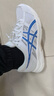 亞瑟士ASICS網(wǎng)面跑鞋百搭男鞋緩震運動(dòng)鞋透氣跑步鞋 GEL-CONTEND 4 白色/藍色 42 曬單實(shí)拍圖