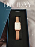 丹尼爾惠靈頓（DanielWellington）DW手表女士經(jīng)典小方表時尚歐美表七夕禮物送女友DW00100431 曬單實拍圖