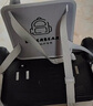 bolerbear中小學(xué)生書(shū)包拉桿架通用初中兒童手拖拉小拉車(chē)推爬樓梯可折疊靜音 黑色靜音大輪【背板款】 曬單實(shí)拍圖