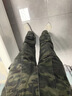 靖颯美式潮流cleanfit迷彩工裝牛仔褲男款秋季高街直筒休閑街頭長(cháng)褲子 迷彩 XL 曬單實(shí)拍圖