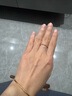 周大福 方珠小方糖黃金項(xiàng)鏈(工費(fèi)420)40cm約4.1g F229085七夕禮物 曬單實(shí)拍圖