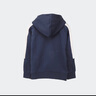 阿迪達斯（adidas）童裝男女童春新款連帽長(cháng)袖休閑運動(dòng)衛衣 IY6380深藍/白/紅 曬單實(shí)拍圖