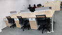 奧斯帝亞職員辦公桌椅組合4四6人位簡約現(xiàn)代辦公室電腦桌子屏風工位桌卡座 1.2米 單人位(不含椅) 曬單實拍圖