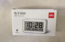 得力（deli）多功能背光電子鬧鐘兒童智能鐘學(xué)生專(zhuān)用起床神器開(kāi)學(xué)必備綠LE103開(kāi)學(xué)必備禮物開(kāi)學(xué)季 曬單實(shí)拍圖
