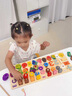 翎喏英國品牌嬰幼兒童玩具拼裝積木蒙氏早教啟蒙數字拼圖3歲男女孩 六合一數字+水果+釣魚(yú)+套圈 曬單實(shí)拍圖