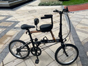 大行（DAHON）D6折疊自行車(chē)20英寸6速入門(mén)級折疊車(chē)成人學(xué)生通勤休閑單車(chē)KBC061 消光黑 曬單實(shí)拍圖
