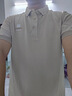 皮爾卡丹100%純棉夏季短袖t恤男士高檔翻領(lǐng)polo衫男寬松透氣吸汗休閑上衣 短袖7702卡其Y M 16590-120斤 曬單實(shí)拍圖