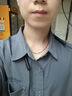中國(guó)黃金元寶鏈足銀項(xiàng)鏈男士實(shí)心鎖骨鏈男生情人節(jié)生日禮物送男友老公生日 男士元寶鏈-51cm【京速達(dá)】 曬單實(shí)拍圖