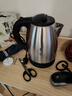 美菱（MeiLing）燒水壺?zé)崴畨仉姛崴畨?304不銹鋼電水壺 1.8L大容量 MH-1801銀色 曬單實(shí)拍圖