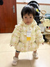 巴拉巴拉嬰兒花版羽絨服女童冬季短款外套保暖甜美時尚萌208424107010 曬單實(shí)拍圖