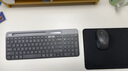 羅技（Logitech）K580無(wú)線(xiàn)藍牙鍵盤(pán)帶手機支架可跨屏切換靜音按鍵無(wú)限薄膜鍵盤(pán)筆記本電腦手機ipad平板鍵鼠套裝 【K580+M650】跨屏切換套裝-石墨黑 曬單實(shí)拍圖