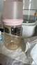 歪頭奶瓶仿母乳新生兒學(xué)飲杯PPSU耐摔奶嘴+鴨嘴 240ml芘克粉 曬單實(shí)拍圖