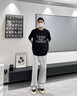 真維斯（Jeanswest）褲子男秋季新款麻灰色美式直筒運(yùn)動(dòng)休閑褲垂感慵懶風(fēng)寬松闊腿長褲 【重磅顯瘦】麻灰(空白) XL /180(體重140-160斤左右) 曬單實(shí)拍圖