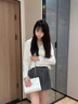 狄梵普輕奢包包女包女士2025新款斜挎單肩包生日七夕節(jié)禮物送女友送老婆 白色【禮盒裝】 小包 曬單實拍圖