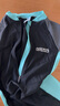 李寧（LI-NING）兒童泳衣連體長(cháng)袖溫泉沙灘防曬男童沖浪服訓練游泳裝8793黑綠160 曬單實(shí)拍圖