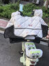 菲享電動(dòng)車(chē)擋風(fēng)被秋冬季加厚加絨親子防風(fēng)被摩托車(chē)罩護膝防水擋風(fēng)衣 蘑菇小兔【加寬側翼款】 【2025年新款擋風(fēng)被，店長(cháng)推薦】 曬單實(shí)拍圖